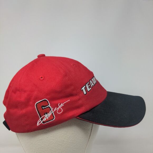 Team Penske Men's Strapback Hat Red OSFM #6 #3 Ryan Briscoe Helio Castroneves - Picture 4 of 7